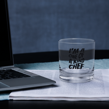 I'm A One Of A Kind Chef Rocks glass