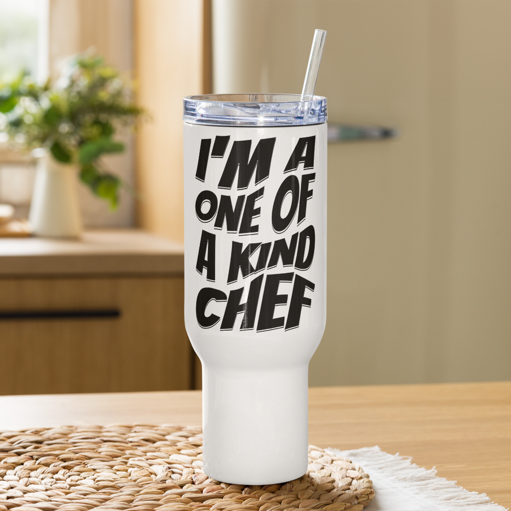 I'm A One Of A Kind Chef Travel mug with a handle