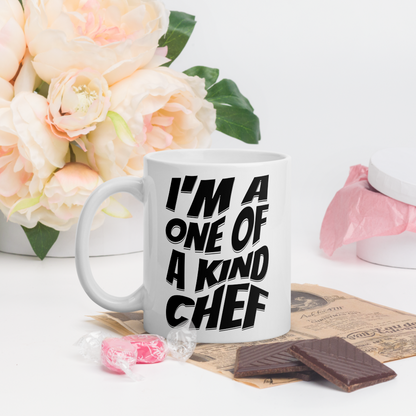 I'm A One Of A Kind Chef White glossy mug